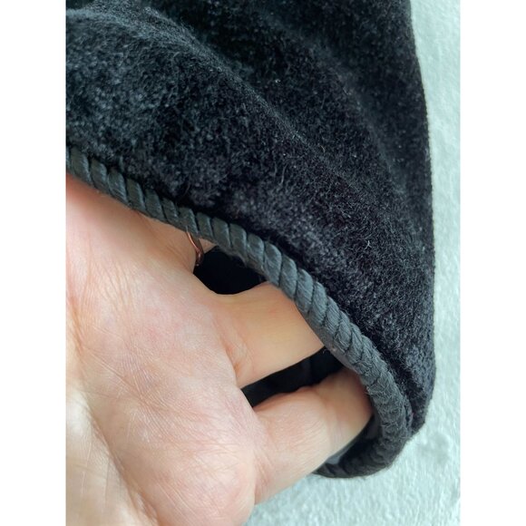 VTG Alex Kim Velvet Blend Button Jacket Abstract Embroidory Design Grandmacore - Picture 11 of 11